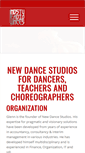 Mobile Screenshot of newdancestudios.com